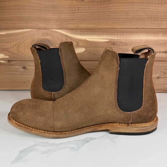 Freebird Curtis Mens Brown Suede Cap Toe Chelsea Boots Size 8 Leather Sole‎ main image 15